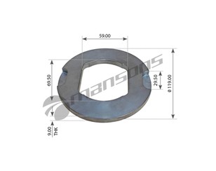 Фиксатор гайки ступицы для DAF XF 105 2005-2013 новый