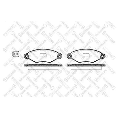 Колодки тормозные передние к-кт