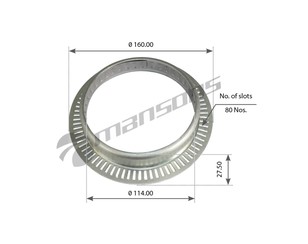 Гребенка датчика ABS для MAN TGL 2005-2014 новый