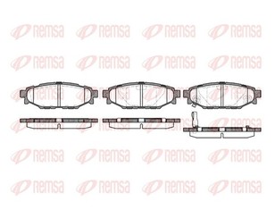 Колодки тормозные задние дисковые к-кт для Subaru Impreza (G13,G23) 2012-2016 новый