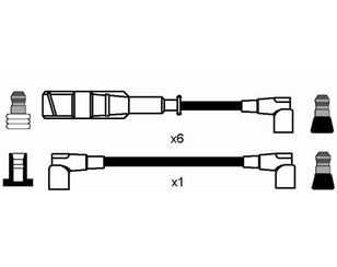 Провода высокого напряж. к-кт для Mercedes Benz W124 E-Klasse 1993-1995 новый