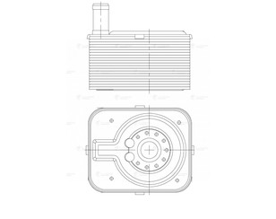Радиатор масляный для Jeep Compass (MK49) 2006-2016 новый