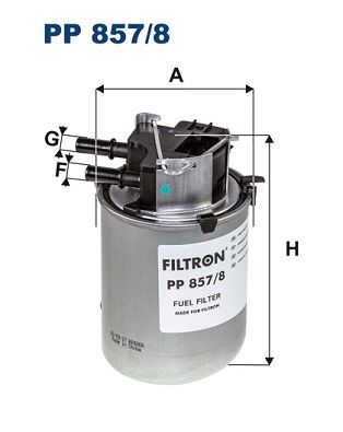 PP857/8 Filtron от 5168 руб. для Nissan Qashqai (J11) 2014-2022 в Москве