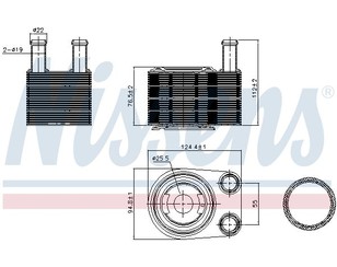 Радиатор масляный для Land Rover Discovery IV 2009-2016 новый