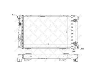 Радиатор основной для Mercedes Benz W124 1984-1993 новый