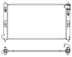Радиатор основной для Mitsubishi ASX 2010> новый