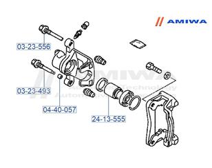 Направляющая суппорта для Mitsubishi Pajero/Montero II (V1, V2, V3, V4) 1991-1996 новый