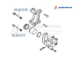 Направляющая суппорта для Nissan Teana J32 2008-2013 новый