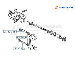 Направляющая суппорта для Honda Stream 2001-2005 новый