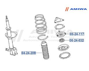 Пыльник переднего амортизатора для Nissan Almera N16 2000-2006 новый