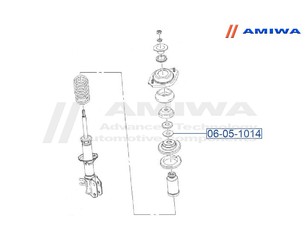 Подшипник опоры переднего амортизатора для Daewoo Matiz (M100/M150) 1998-2015 новый