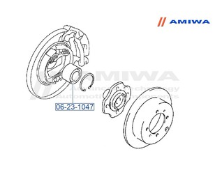 Подшипник задней ступицы 40 для Mitsubishi Outlander (CU) 2001-2008 новый