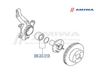 Подшипник ступицы (к-кт) для VAZ Lada Largus 2012> новый