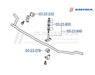 Стойка переднего стабилизатора для Mitsubishi Pajero/Montero Sport (K9) 1997-2008 новый