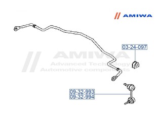 Стойка переднего стабилизатора правая для Nissan X-Trail (T30) 2001-2006 новый