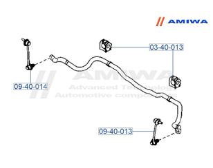 Стойка переднего стабилизатора левая для Mazda Mazda 6 (GH) 2007-2013 новый