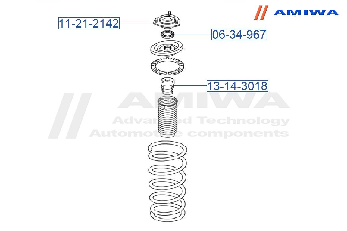 13-14-3018 Amiwa Отбойник переднего амортизатора от производителя по спец  цене купить в Туле