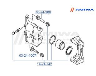 Р/к переднего суппорта для Nissan Qashqai+2 (JJ10) 2008-2014 новый