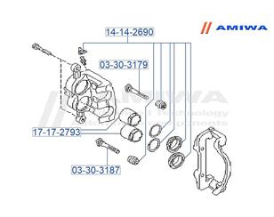 Поршень переднего суппорта для Nissan X-Trail (T30) 2001-2006 новый