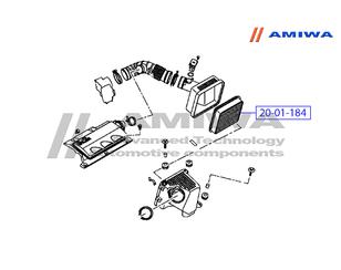 Фильтр воздушный для Mitsubishi Galant (DJ,DM) 2003-2012 новый