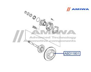 Диск тормозной задний для Lexus GX460 2009> новый