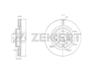 Диск тормозной передний вентилируемый для Mazda CX 9 2007-2016 новый