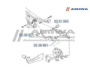 Сайлентблок заднего верхнего рычага для Audi A3 [8PA] Sportback 2004-2013 новый