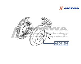 Диск тормозной задний для Kia Sportage 2010-2015 новый