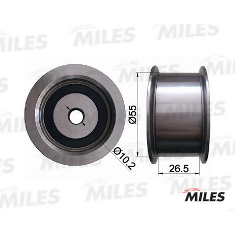 MILES Ролик ремня ГРМ ВАЗ-2112 AG02067