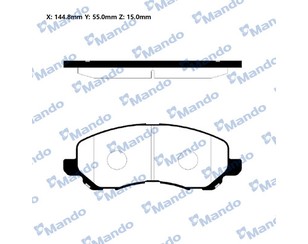 Колодки тормозные передние к-кт для Mitsubishi Outlander XL (CW) 2006-2012 новый