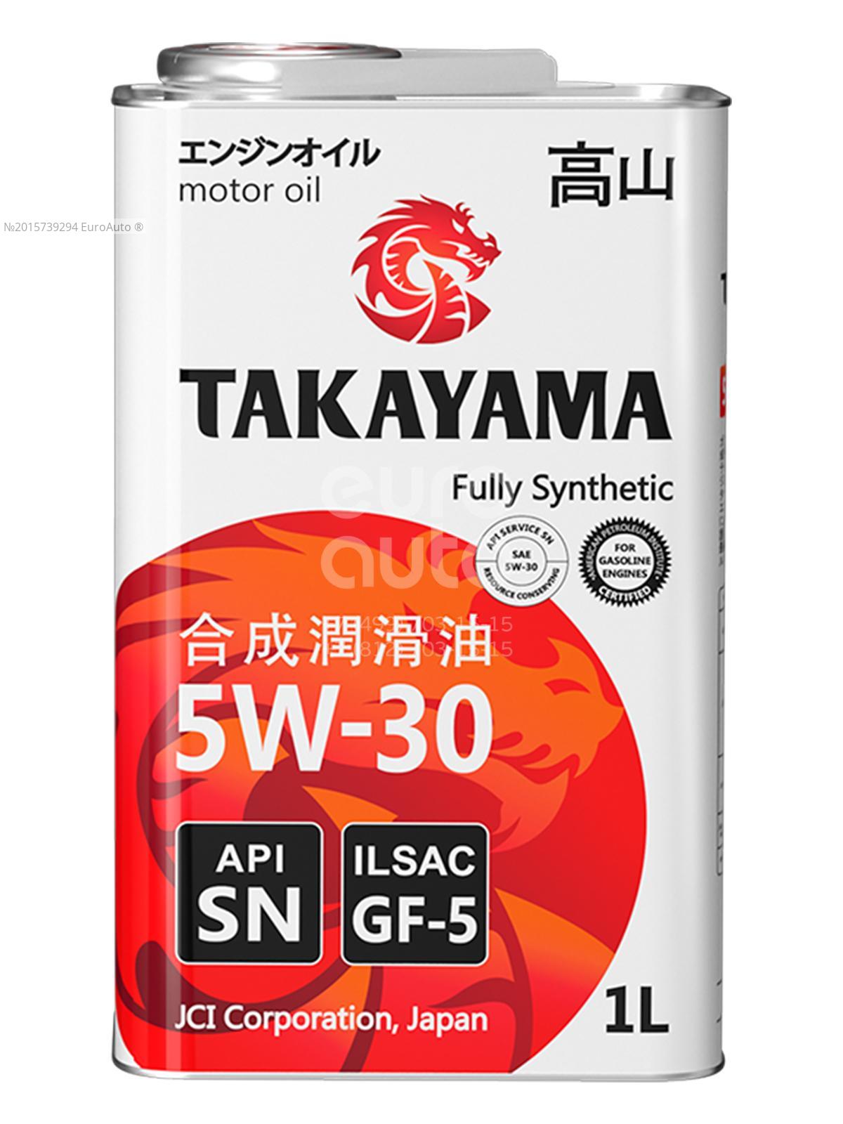 Масло такаяма 5w30 купить. Takayama 5w30 gf-5 1л. 5w30 ILSAC gf-5. Масло Takayama SAE 5w30, ILSAC gf-5, API SN (4л). Масло моторное Takayama 5w-30 gf-5 SN синт.