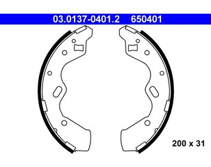 Колодки барабанные к-кт для Mazda Demio (DW) 1996-2002 новый