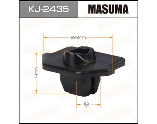 Крепеж бампера для Lexus IS 250/350 2005-2013 новый