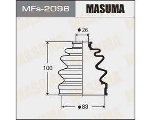 Пыльник передн. ШРУСа (к-кт) для Nissan Sunny B12/N13 1986-1990 новый