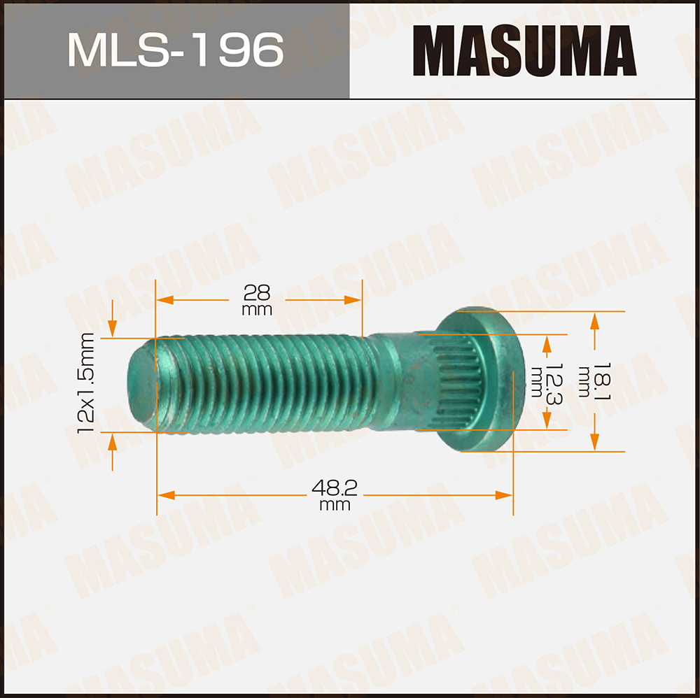 Masuma MLS-196 Шпилька колеса