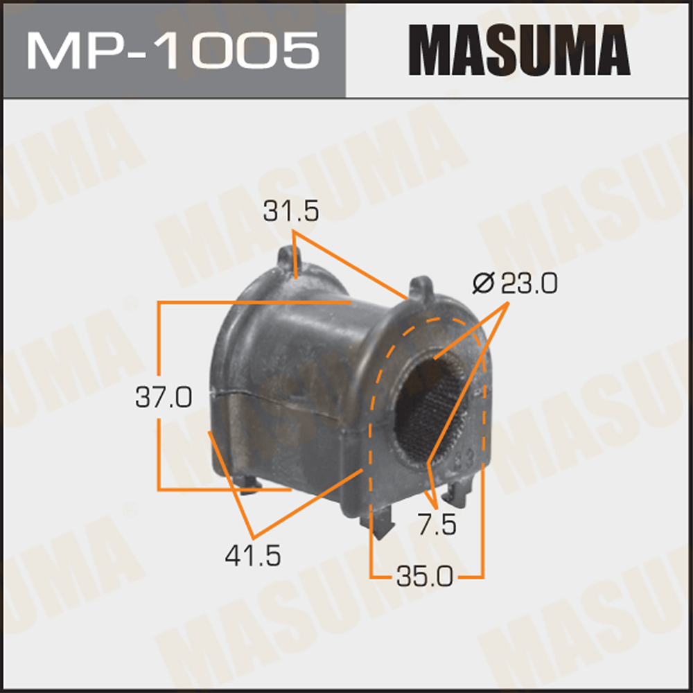 MP-1005 Masuma Втулка (сайлентблок) переднего стабилизатора от  производителя по спец цене купить в Ростове-на-Дону