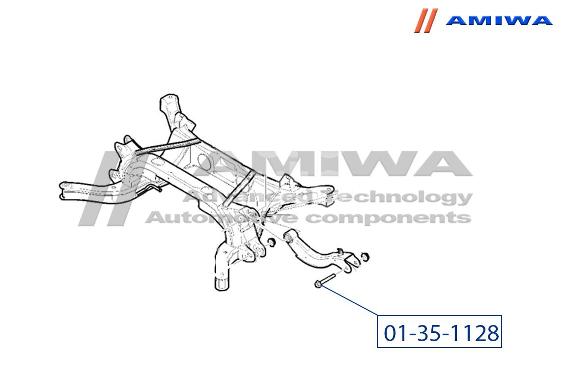01-35-1128 Amiwa Болт развала задних колес от производителя по спец цене  купить в Череповце