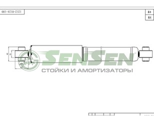 Амортизатор задний Газомасляный для Mercedes Benz Vito/Viano-(639) 2003-2014 новый