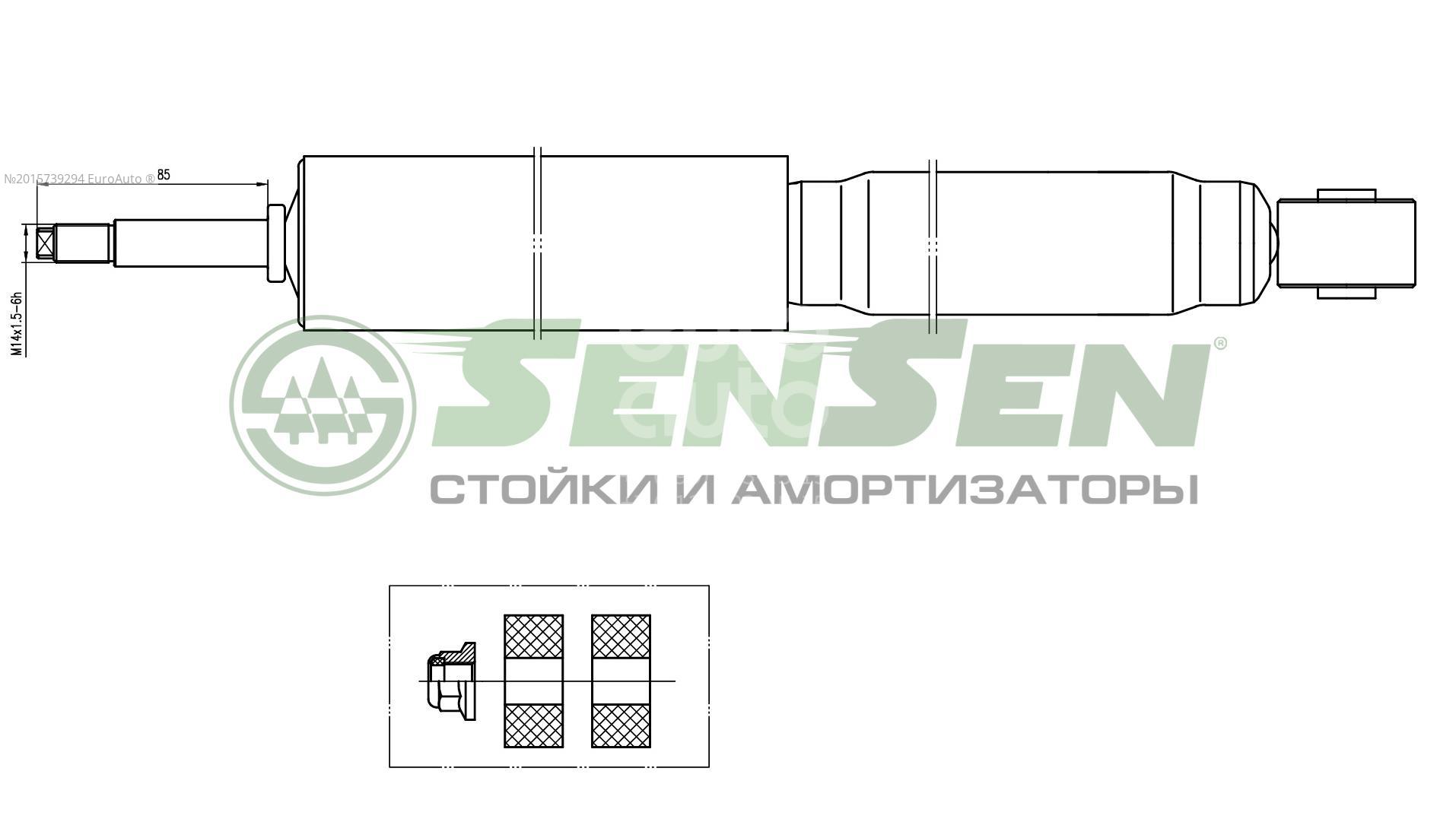 E4108 Tokico Амортизатор передний от производителя по спец цене купить