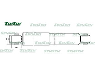 Амортизатор задний Газомасляный для Nissan Pathfinder (R51) 2005-2014 новый