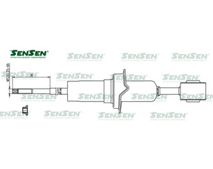 Амортизатор передний Газомасляный для Nissan Pathfinder (R51) 2005-2014 новый