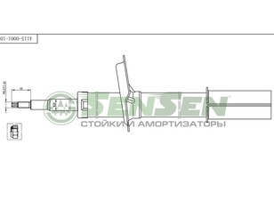 Амортизатор передний Масляный для Citroen Jumper 230 1994-2002 новый