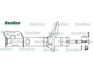 Амортизатор задний правый Газомасляный для Hyundai Accent II (+TAGAZ) 2000-2012 новый