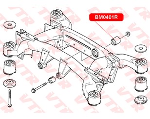 Сайлентблок задней балки для BMW X5 E53 2000-2007 новый