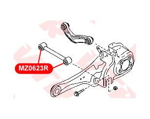 Тяга задняя поперечная правая для Mazda CX 9 2007-2016 новый