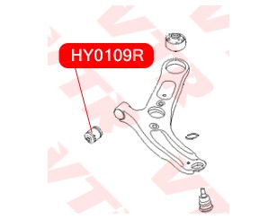Сайлентблок переднего рычага передний для Hyundai i40 2011-2019 новый