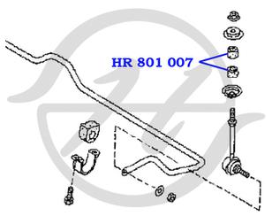 Втулка (сайлентблок) стойки стабилизатора для Infiniti QX4 (JR50) 1996-2002 новый