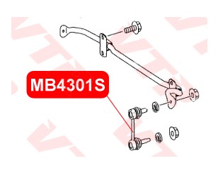 Стойка заднего стабилизатора для Mercedes Benz W164 M-Klasse (ML) 2005-2011 новый