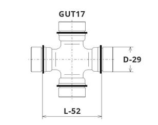 Крестовина карданного вала для Lexus LX 470 1998-2007 новый