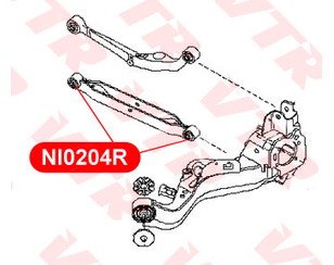 Сайлентблок заднего рычага для Nissan Qashqai+2 (JJ10) 2008-2014 от 520 руб. вариантов (3) в Москве
